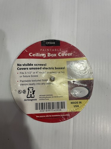 Paintable blank ceiling box - paintable,